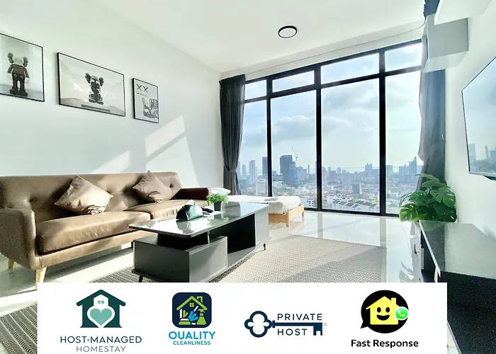 Beacon Executive Suites #Executive #Skypool #Georgetown #6Pax #2Br 2Bath #1Queen 4Single #Quality Well Maintained #Private Host